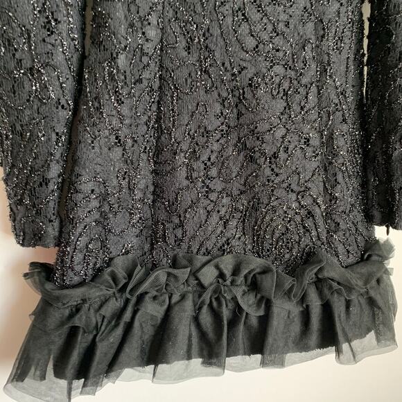 Revolve Camila Coelho Suzette Off Shoulder Mini Dress Black Small - Picture 7 of 16